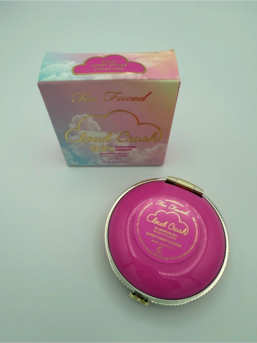 Too Faced Cloud Crush Blurring Blush - Super Candy Clouds NIB